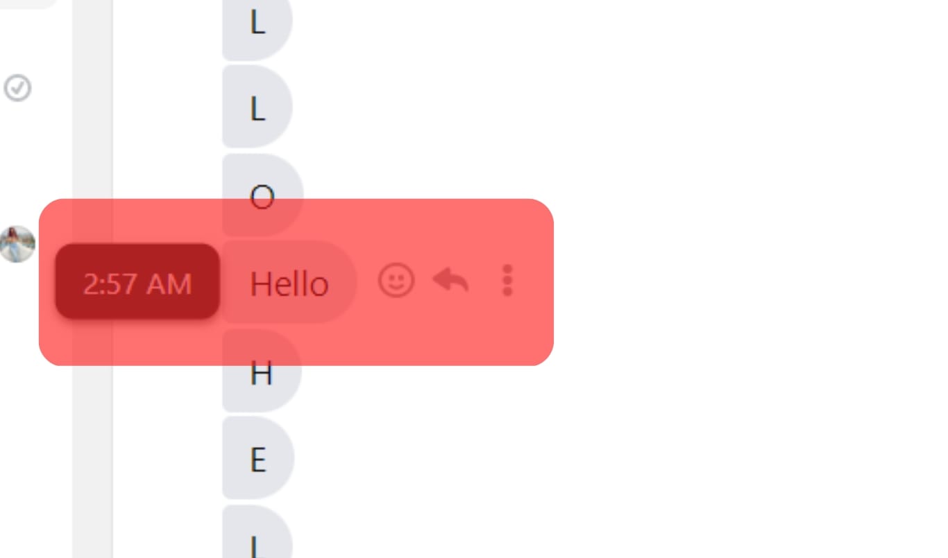 Cómo ver cuándo se enviaron mensajes en Messenger