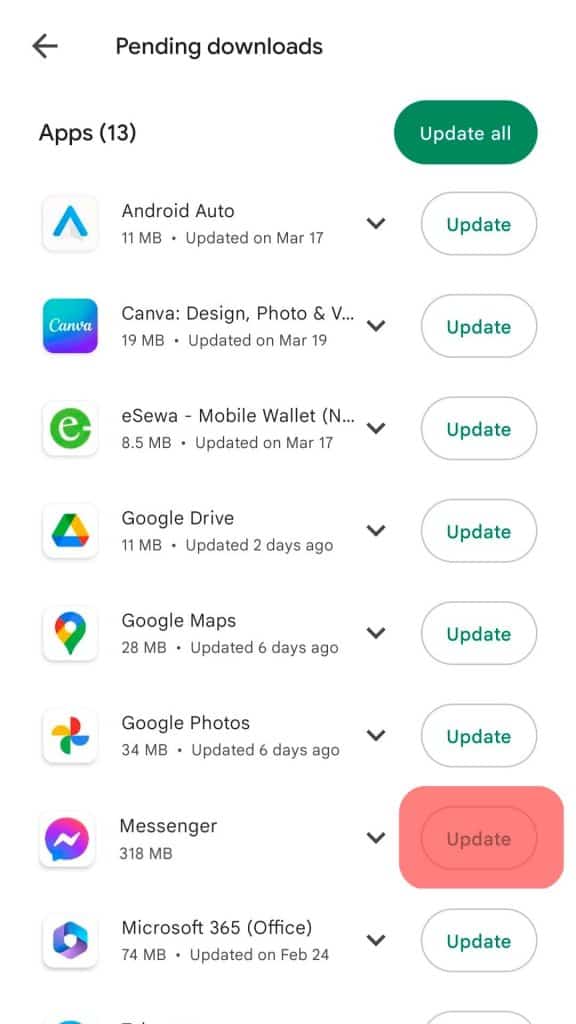 ¿Por qué mi Facebook Messenger ¿Dije que no hay conexión a Internet?