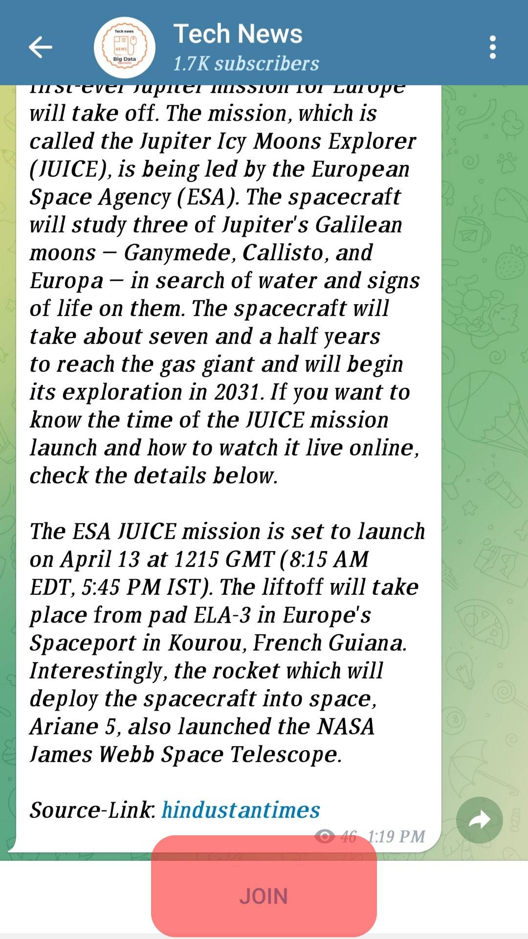 Hace Telegram ¿Notificar cuando te unes a un grupo?