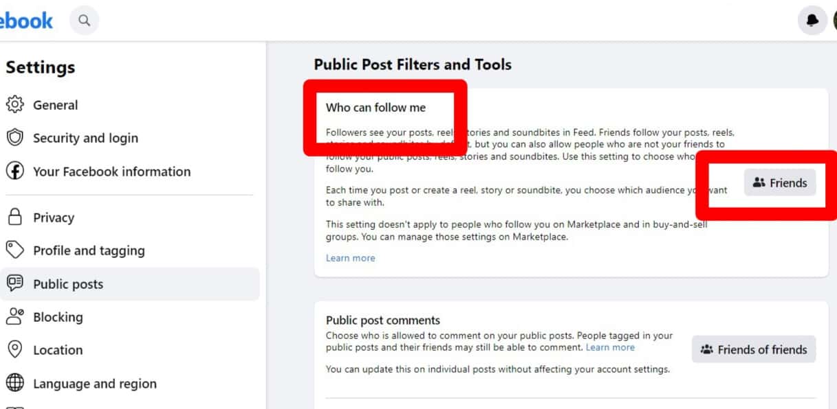Cómo eliminar seguidores en Facebook