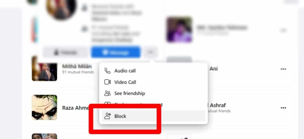 Cómo eliminar seguidores en Facebook