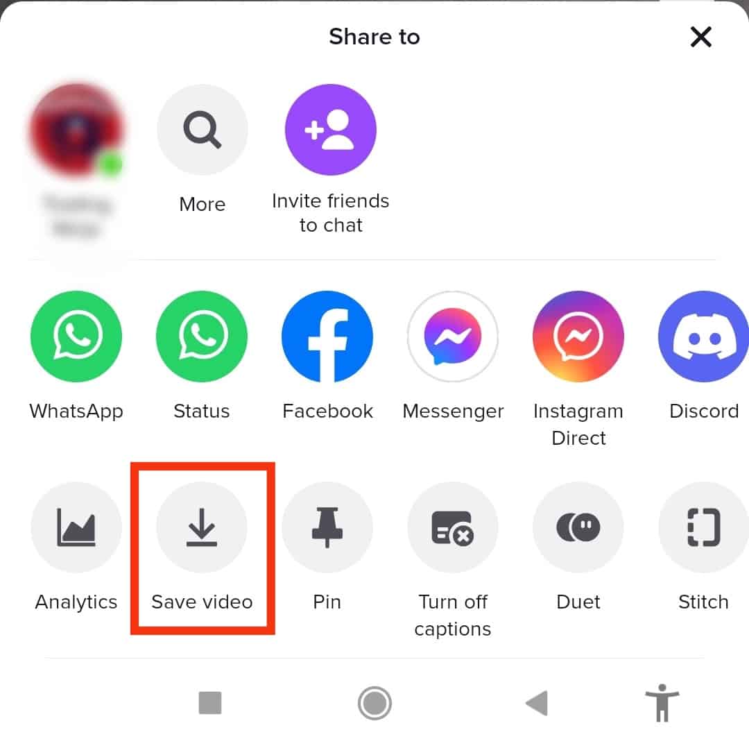 Cómo archivar un TikTok