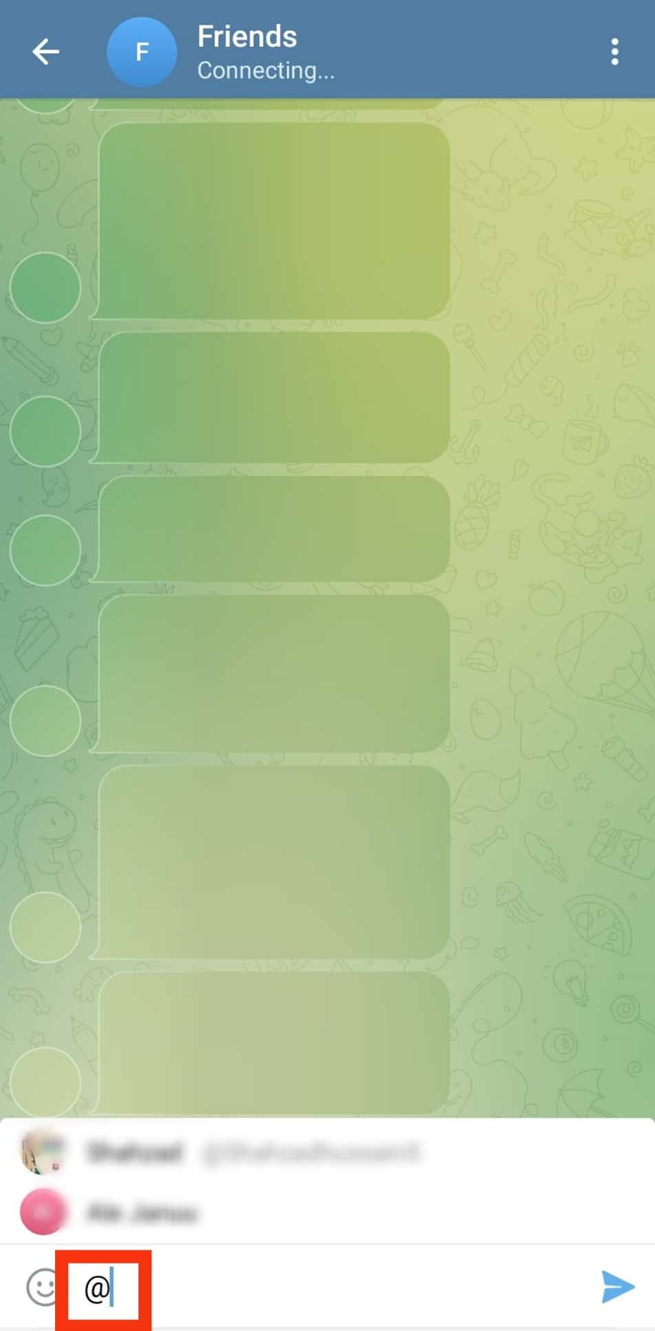 Cómo etiquetar a alguien en Telegram?