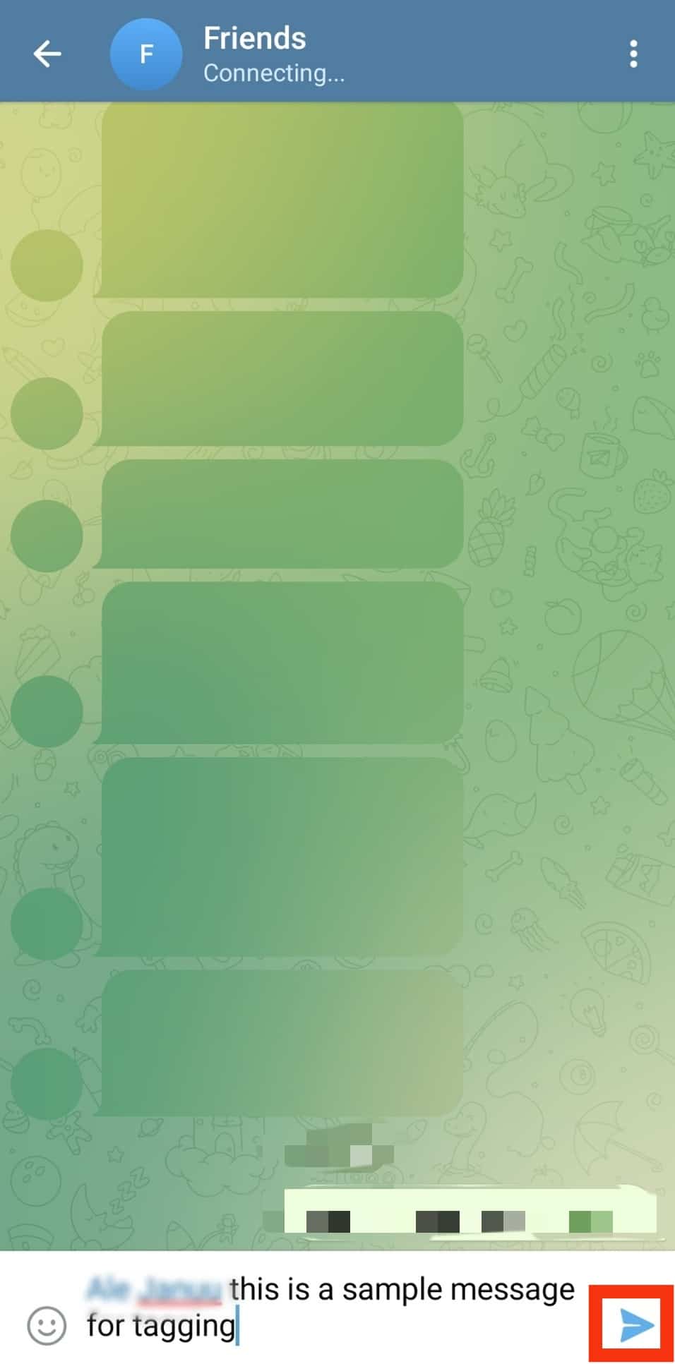 Cómo etiquetar a alguien en Telegram?