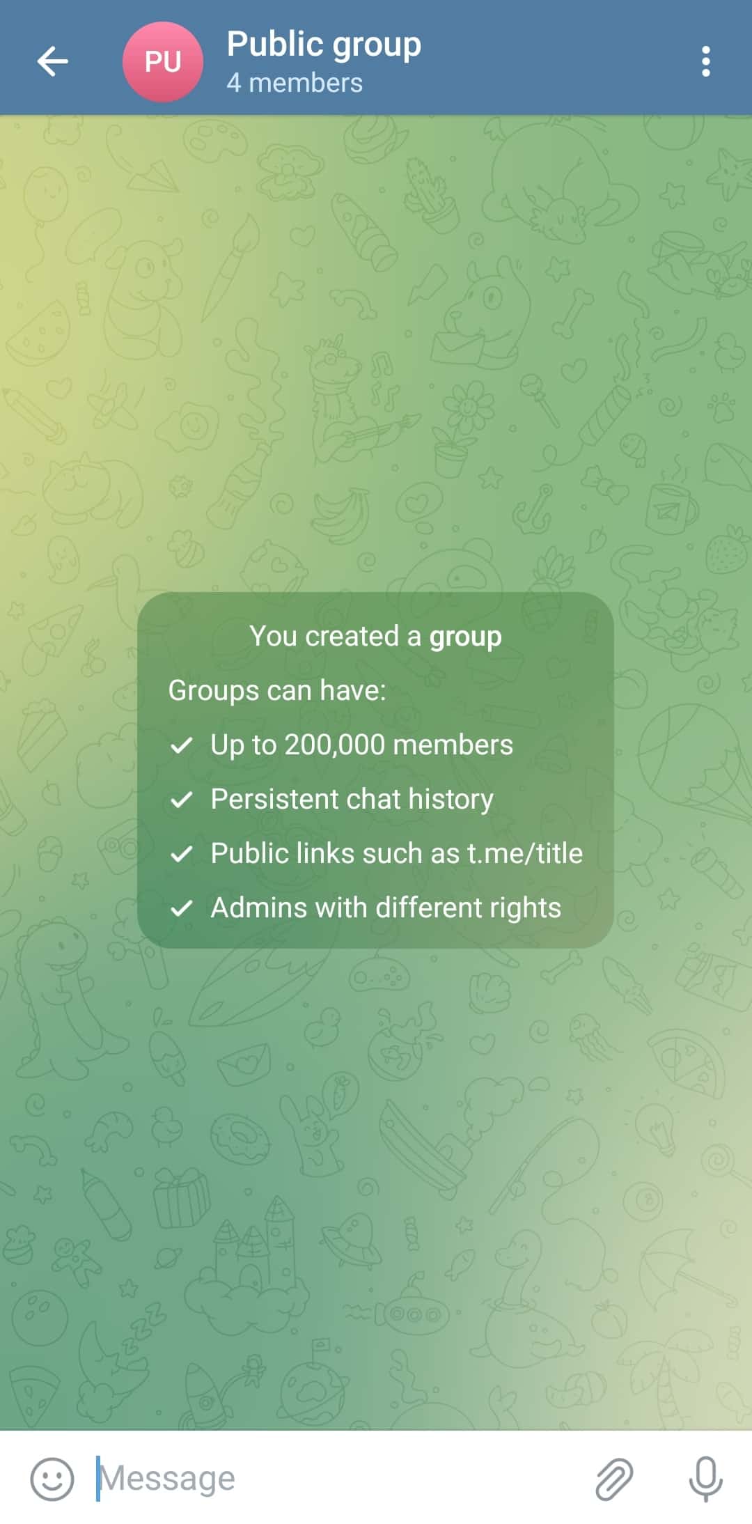 Cómo compartir Telegram Enlace de grupo