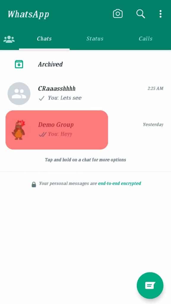 Cómo hacer ping a alguien en WhatsApp?