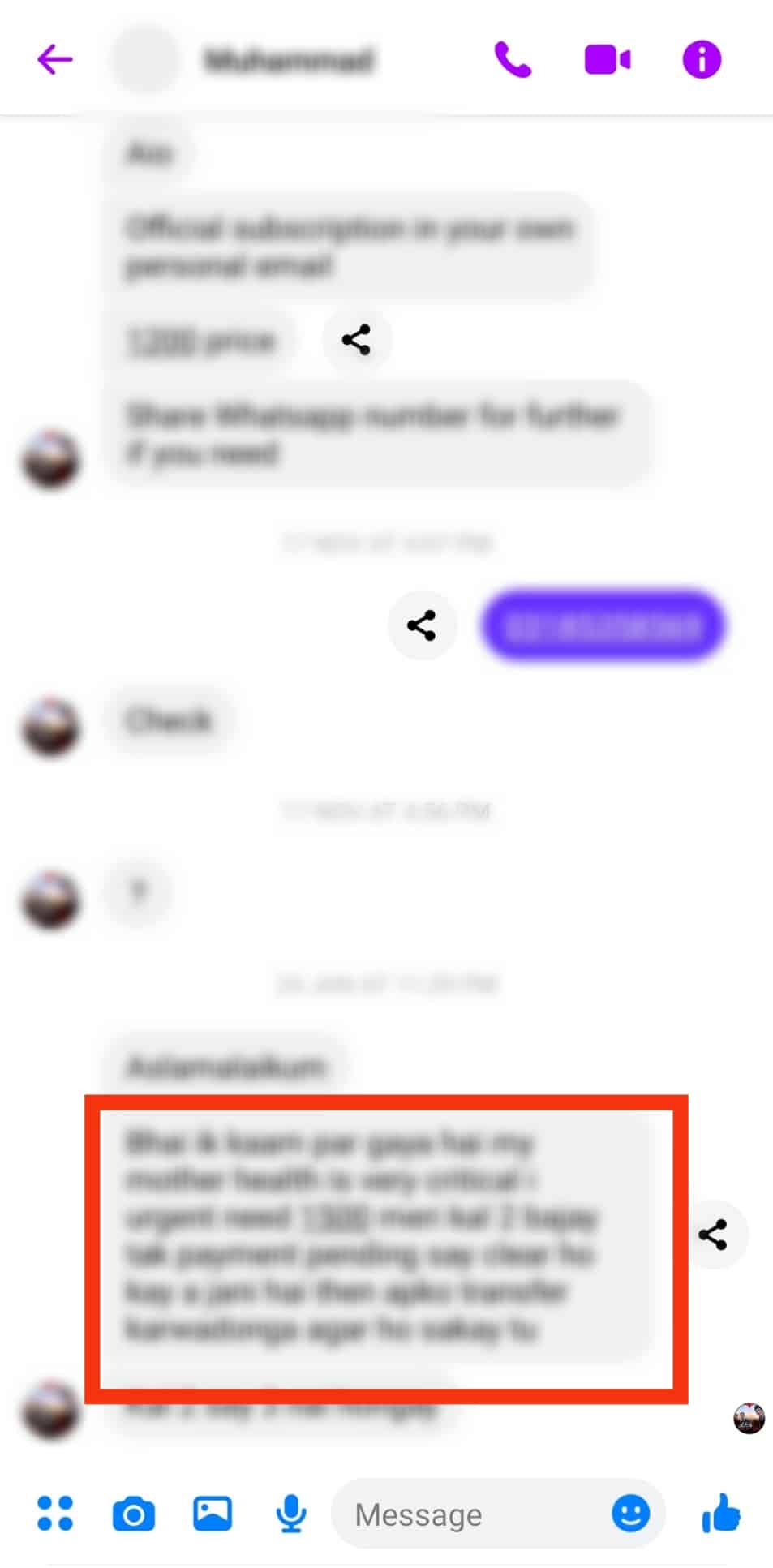 Cuando copias algo en Messenger¿A dónde va?