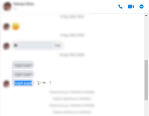 Cuando copias algo en Messenger¿A dónde va?