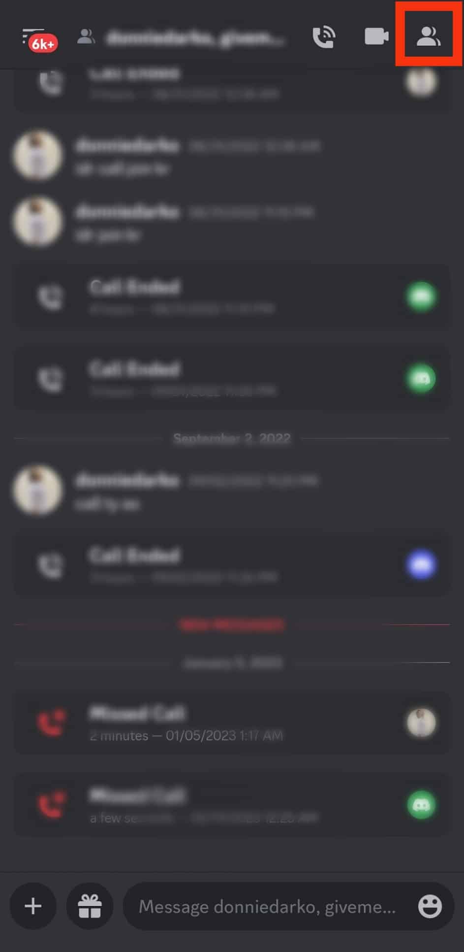 Hace Discord ¿Notificar cuando abandona un chat grupal?