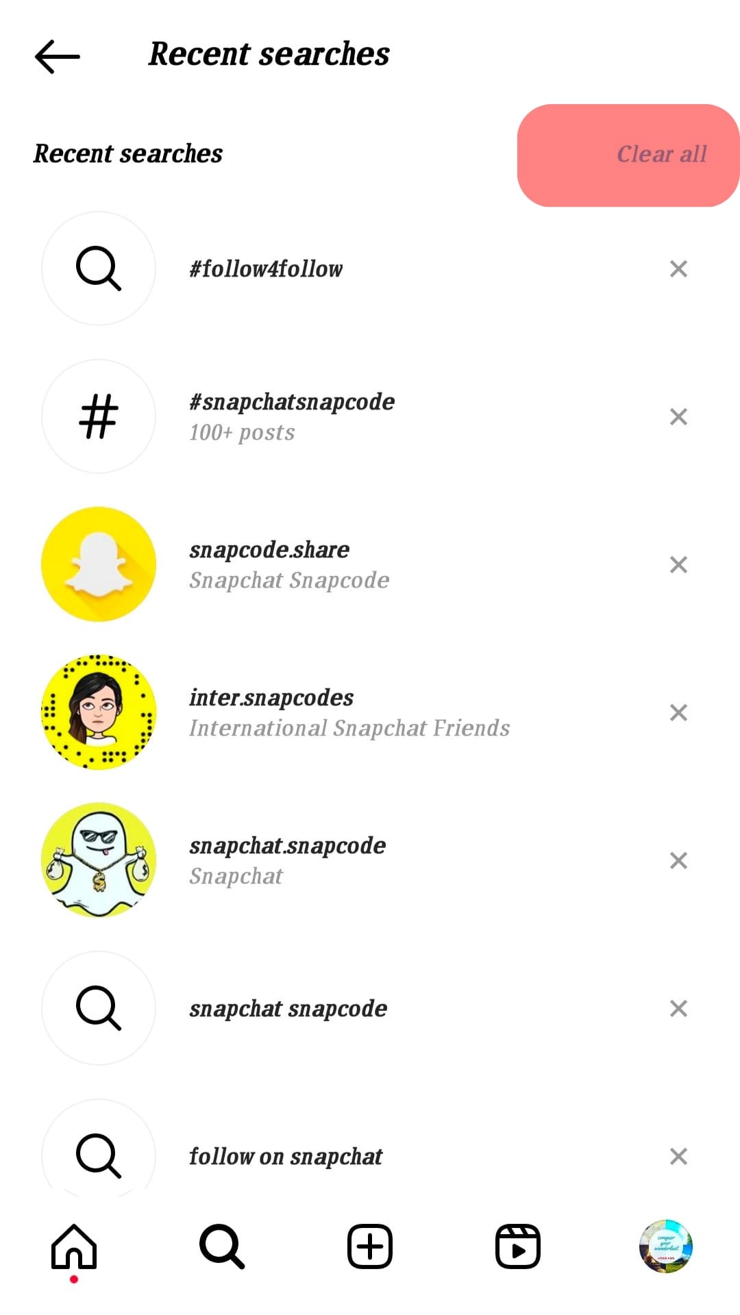 Cómo borrar la actividad en Instagram