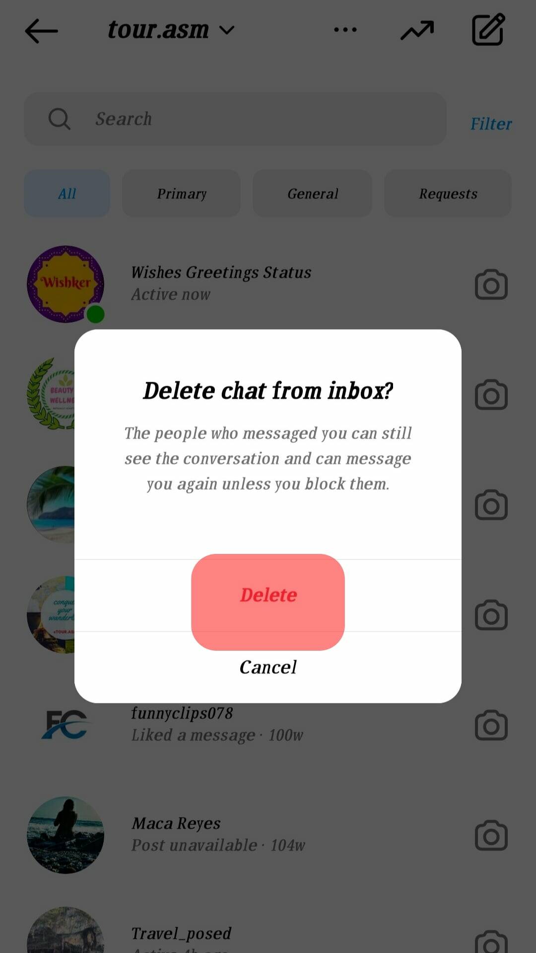 Cómo borrar la actividad en Instagram