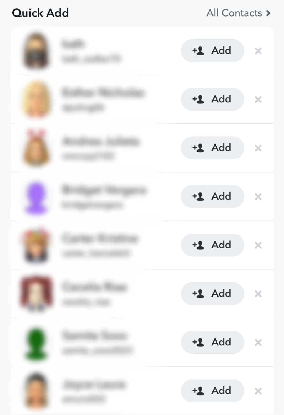 Cómo ver amigos mutuos en Snapchat