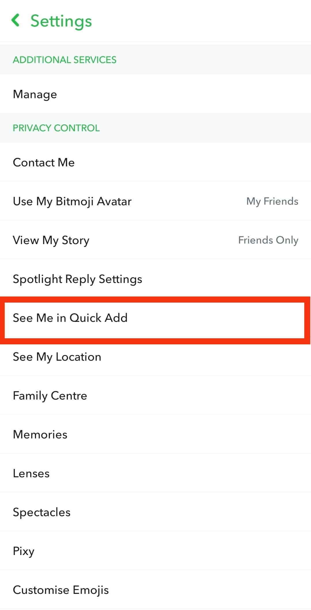 Cómo ver amigos mutuos en Snapchat