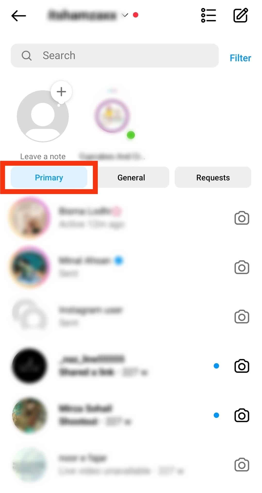 ¿Qué son los mensajes generales en Instagram?