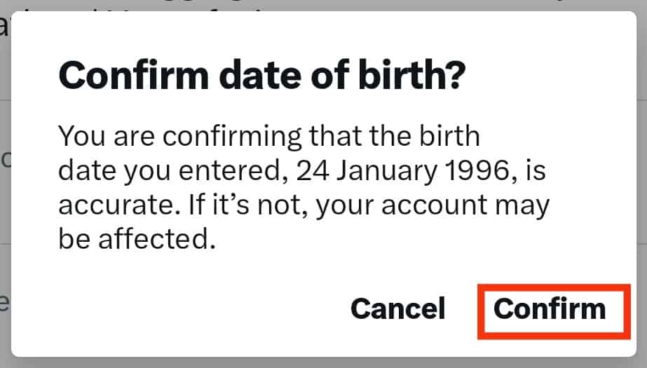 Cómo cambiar tu cumpleaños en Twitter?