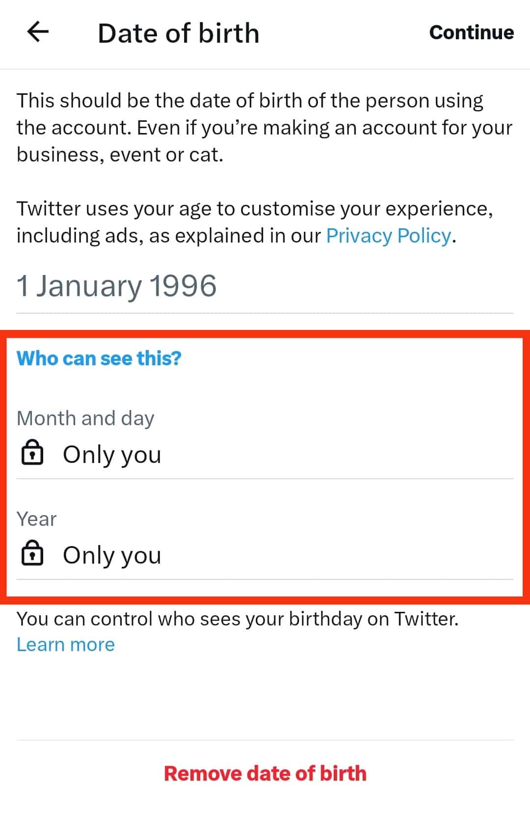 Cómo cambiar tu cumpleaños en Twitter?