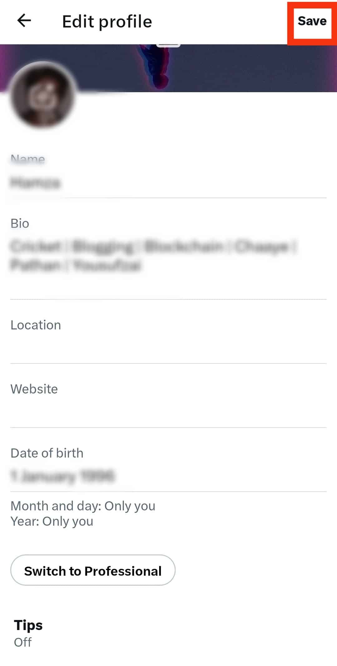 Cómo cambiar tu cumpleaños en Twitter?