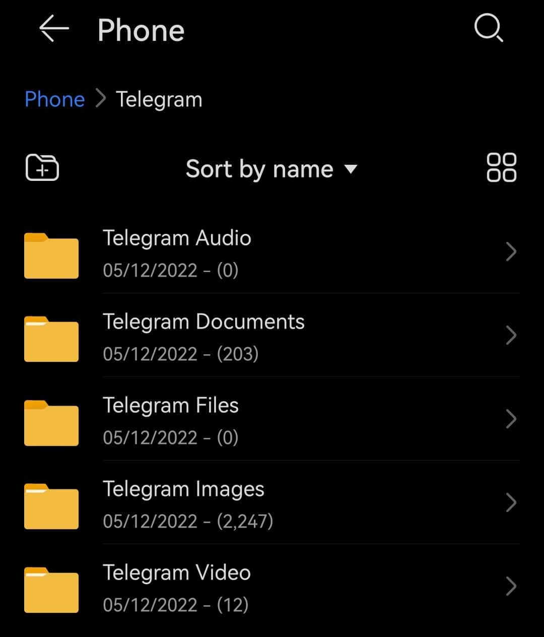 Donde hace Telegram ¿Guardar archivos en Android?