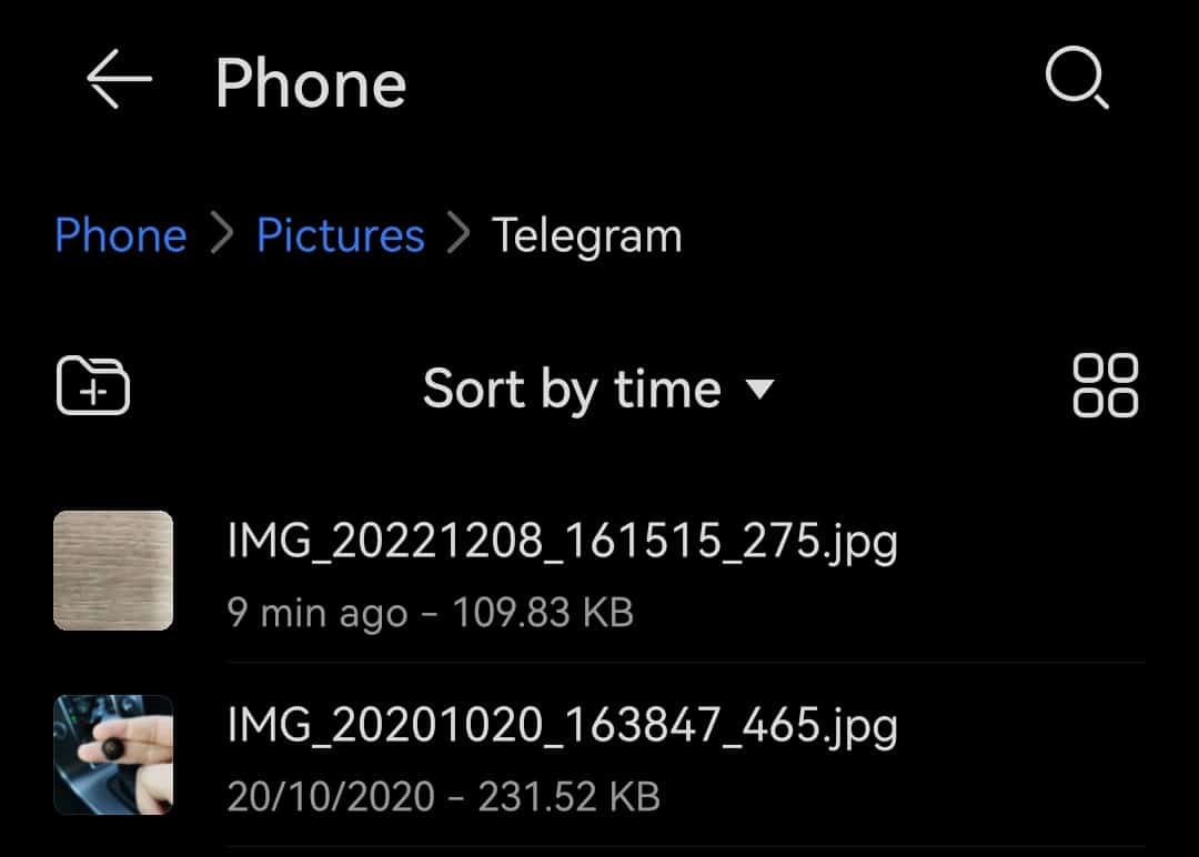 Donde hace Telegram ¿Guardar archivos en Android?