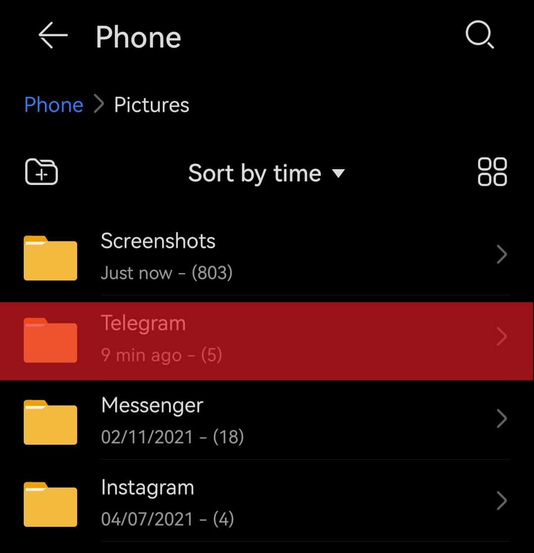 Donde hace Telegram ¿Guardar archivos en Android?