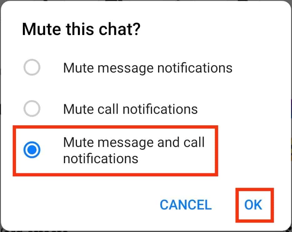Cómo dejar de silenciar a alguien en Messenger?