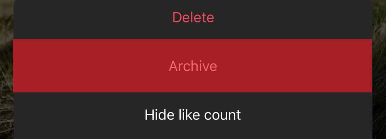Cómo archivar en masa Instagram Publicaciones