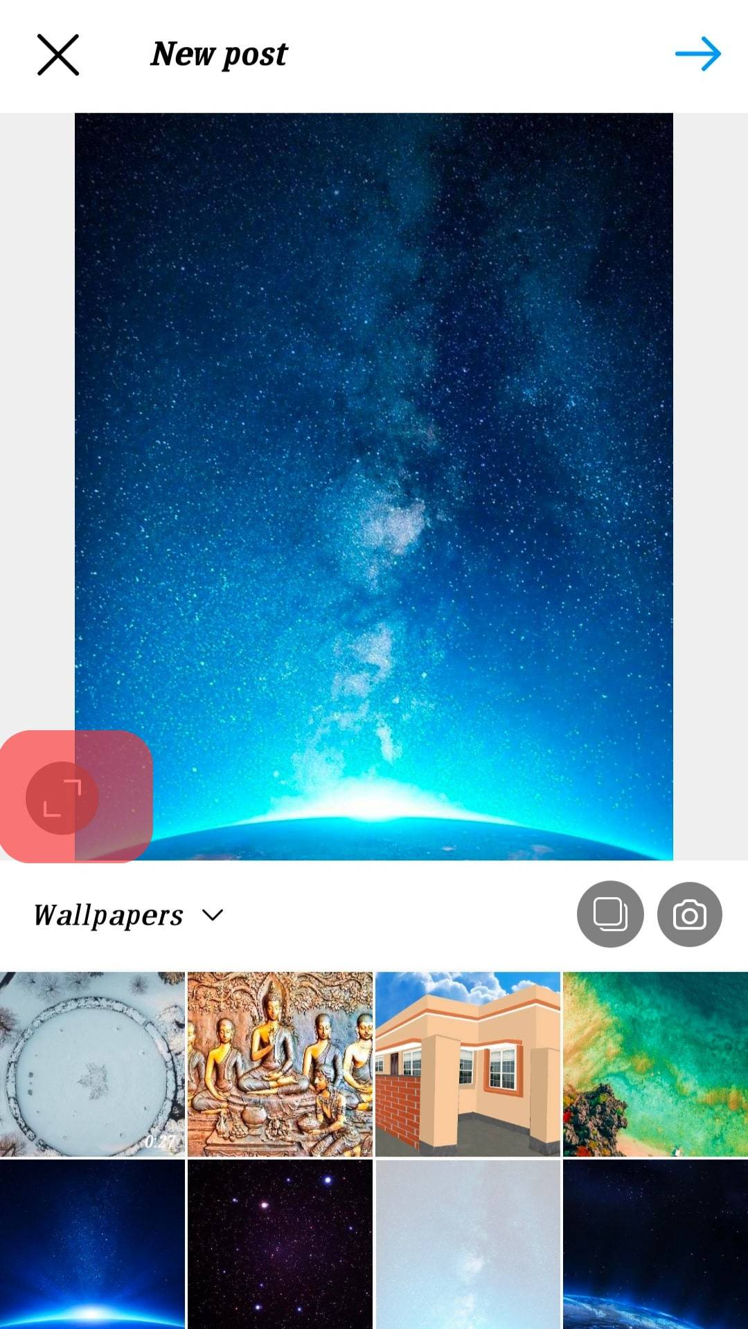 Cómo publicar fotos verticales en Instagram