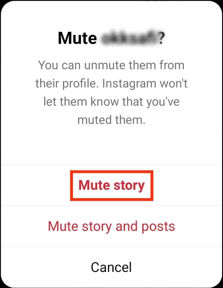 Cómo saber si alguien te silenció en Instagram