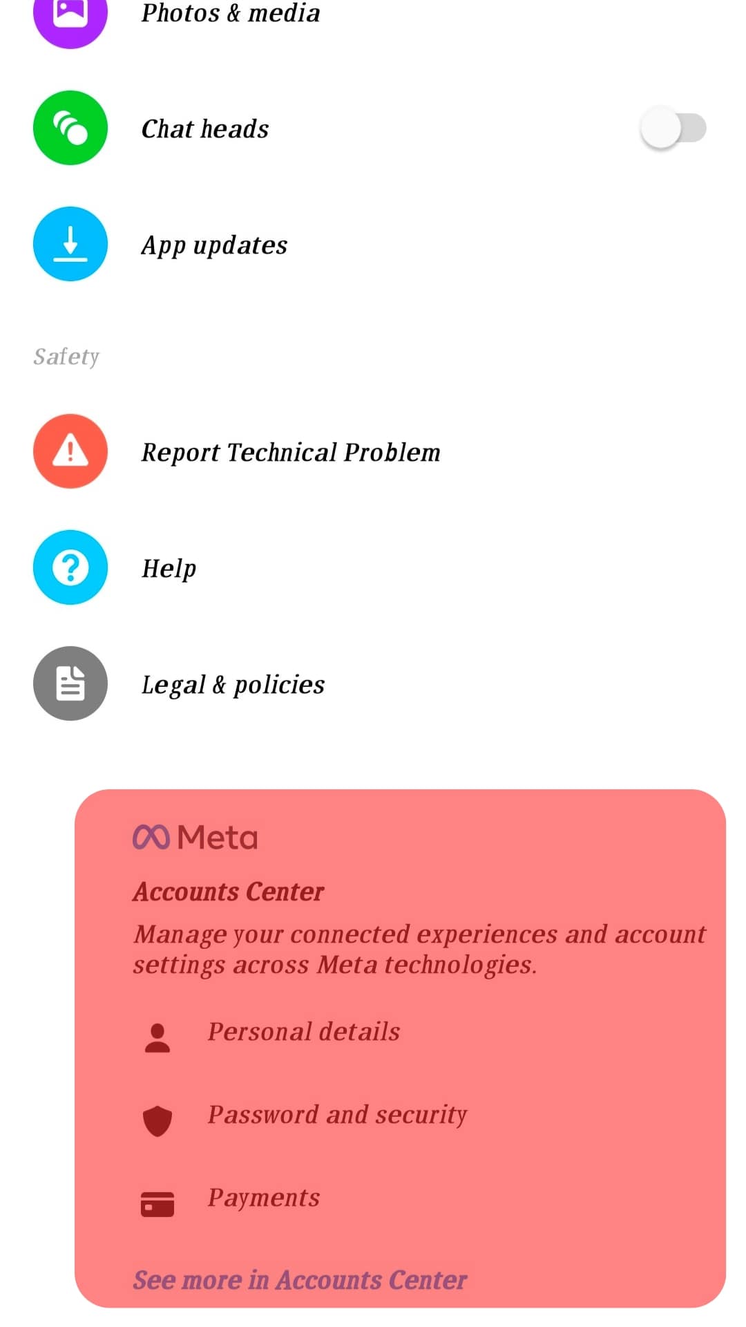Como revisar Messenger ¿Historial de inicio de sesión?