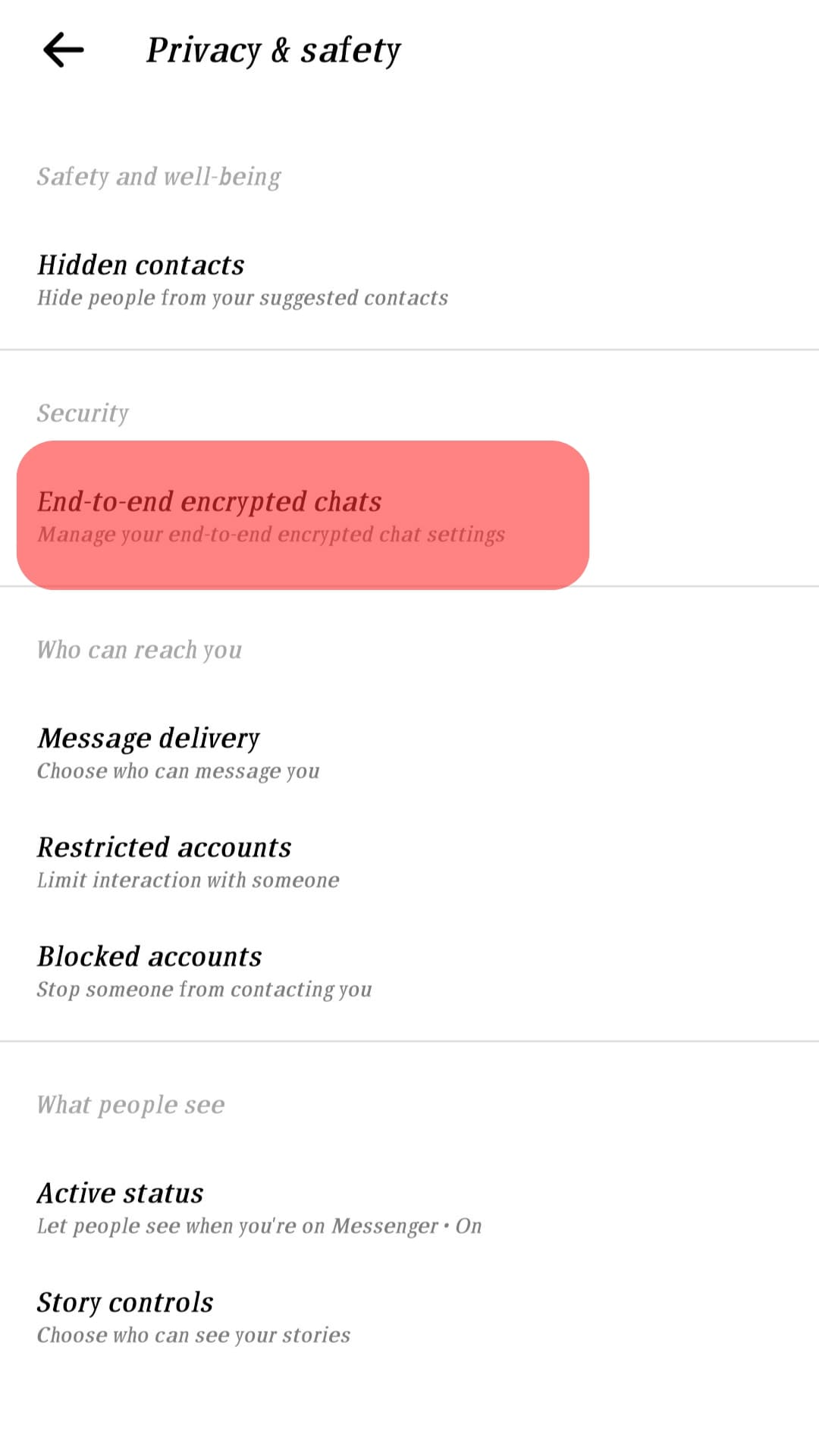 Como revisar Messenger ¿Historial de inicio de sesión?