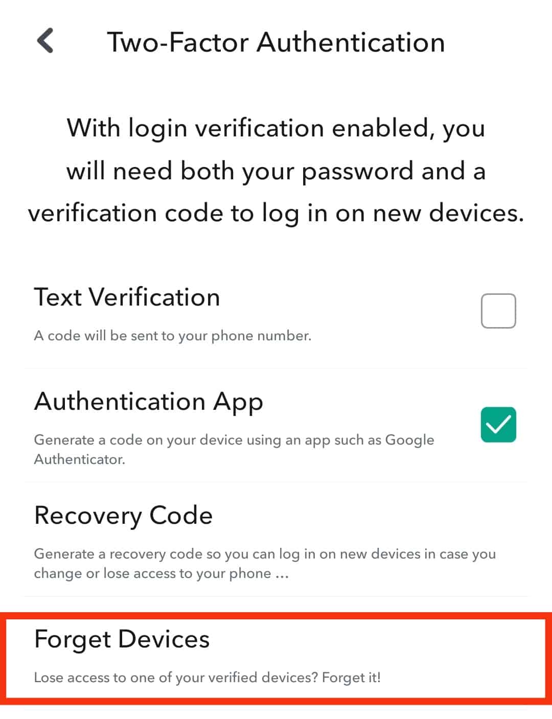 Cómo cerrar sesión Snapchat en todos los dispositivos