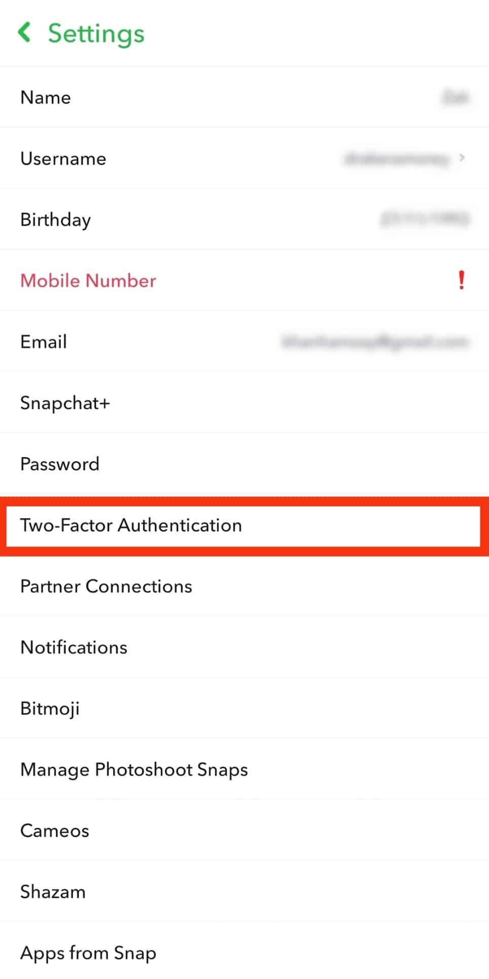 Cómo cerrar sesión Snapchat en todos los dispositivos