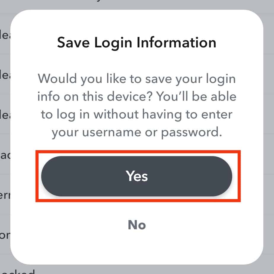 Cómo cerrar sesión Snapchat en todos los dispositivos
