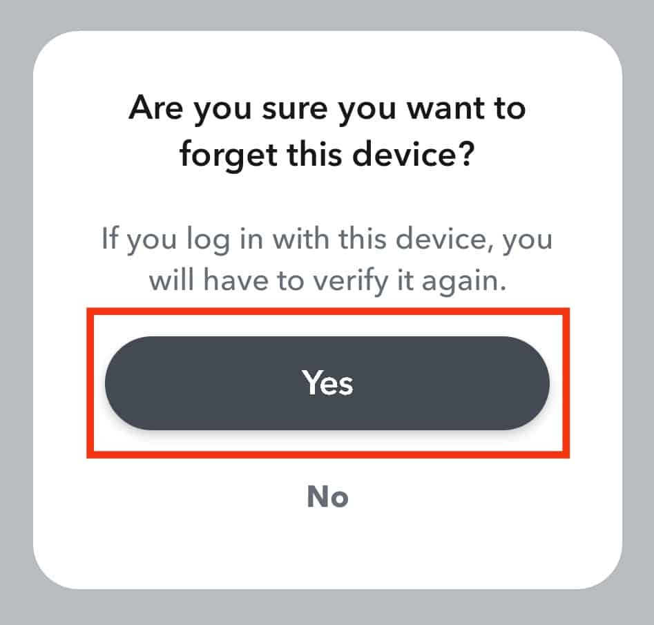 Cómo cerrar sesión Snapchat en todos los dispositivos