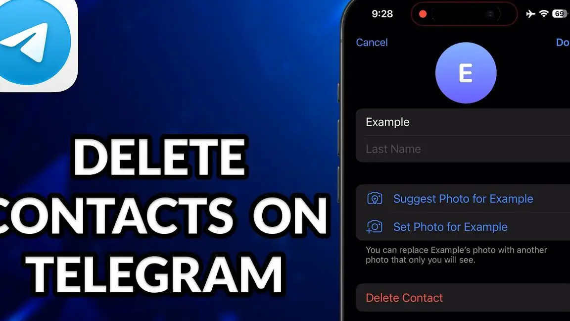Cómo eliminar contactos en Telegram