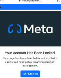 Robo de cuenta de Facebook - Advertencia -