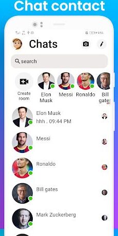 Broma de chat de Messenger falso