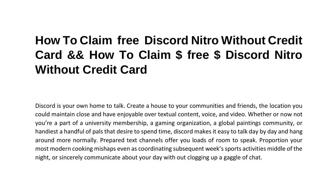 Cómo obtener Discord Nitro sin tarjeta de crédito en Canadá