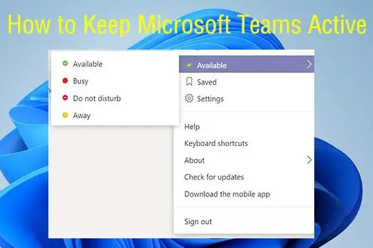 ¿Cómo mantener activos los equipos de Microsoft?
