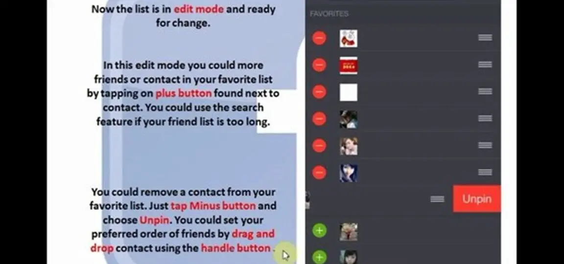 Cómo fijar amigos favoritos en la parte superior de la lista de chat de Facebook en IOS ...