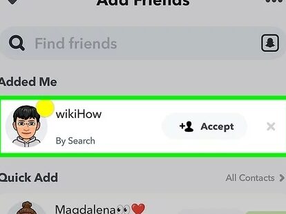 3 formas de saber si alguien te agregó en Snapchat - wikiHow