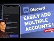 ¡Cómo agregar varias cuentas en Discord Mobile!
