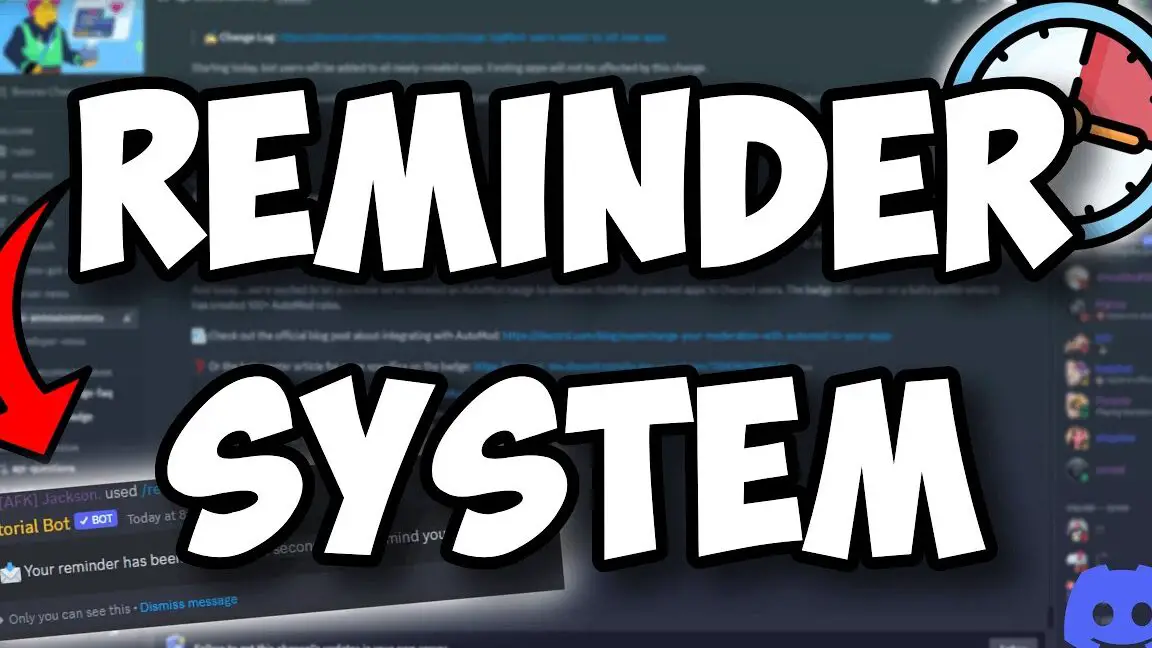 ¡Cómo hacer un SISTEMA DE RECORDATORIO para tu Discord Bot!