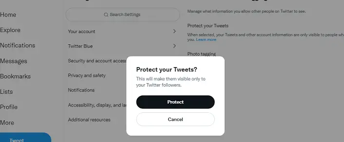 Guía paso a paso sobre cómo hacer que una cuenta de Twitter sea privada ...