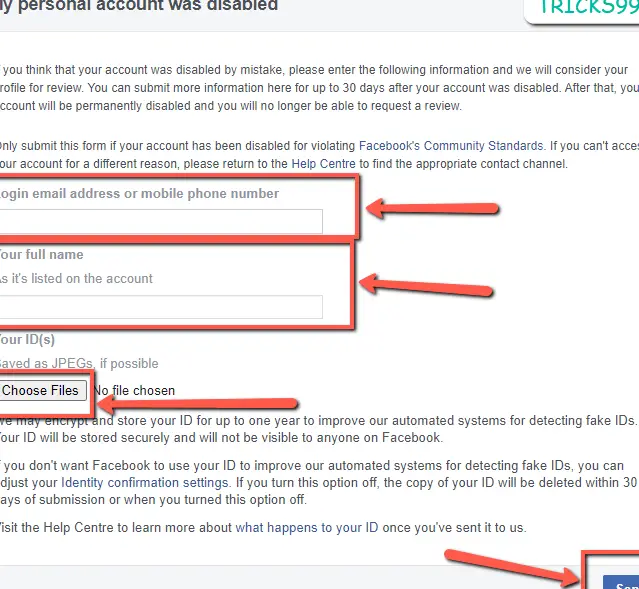 Tiene 30 días para solicitar revisión Facebook deshabilitado|Reactivar Recibimos su información ID 2021