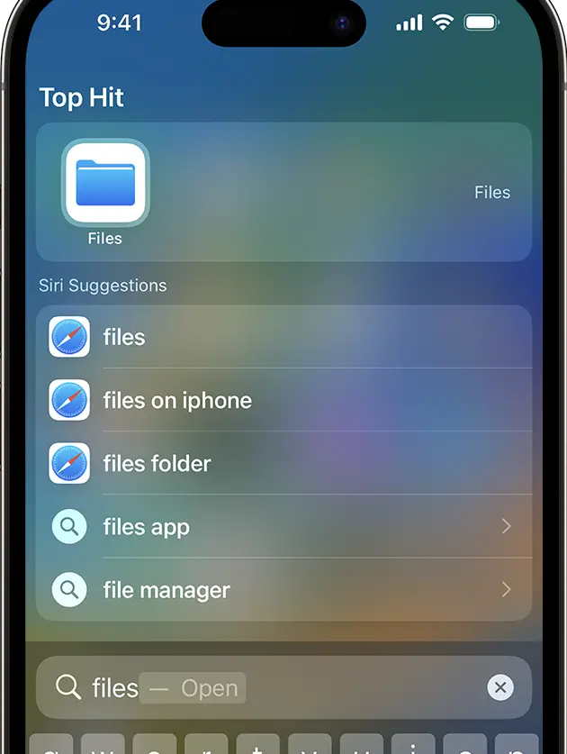 Busque archivos en su iPhone o iPad en la aplicación Archivos - Soporte técnico de Apple...