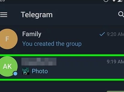 Cómo guardar fotos en Telegram en Android - wikiHow