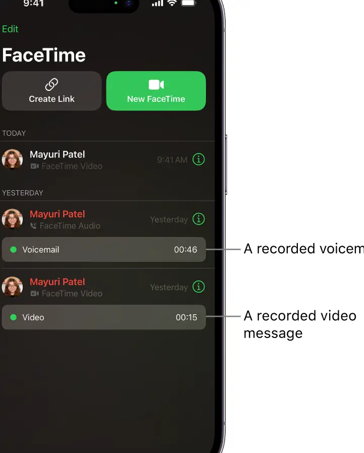 Recibir llamadas FaceTime en iPhone - Soporte técnico de Apple