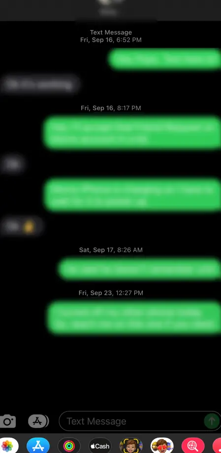 iMessage enviado como mensajes de texto ¿Estoy bloqueado?