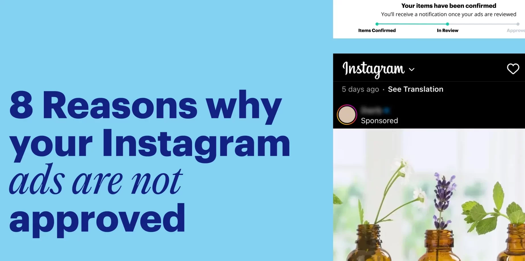 8 razones por las que sus anuncios de Instagram no están aprobados y cómo solucionarlos